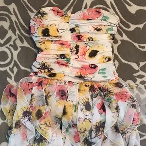 Strapless Charlotte Russe dress